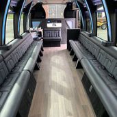 limousine bus interior 