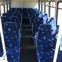 shuttle bus interior 
