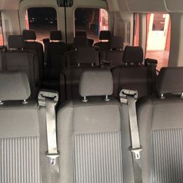 Transit van interior 