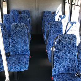 shuttle bus interior 